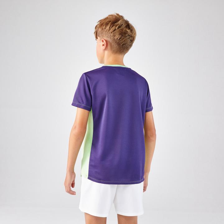 Image du produit Artengo T-shirt de tennis Junior col rond - TTS DRY JR Vert (6, 7, 8)
