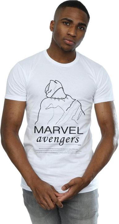 Produktbild Black Panther Single Line TShirt (L)