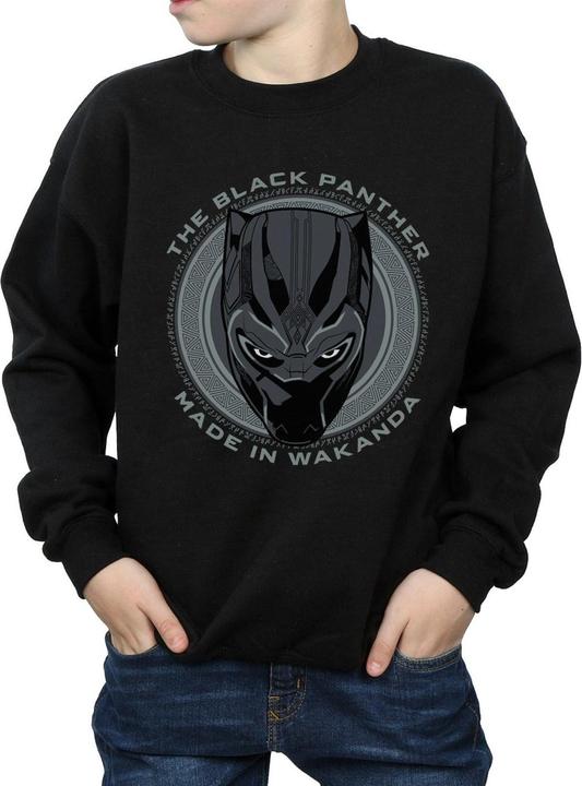 Actual product image Boys Black Panther Made in Wakanda Sweatshirt (116)