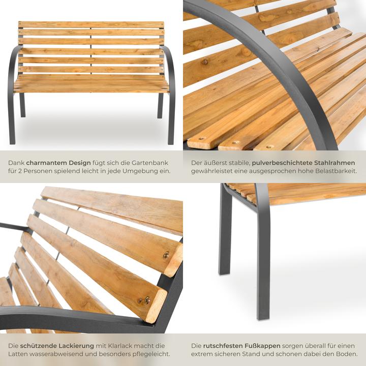 Actual product image tectake Garden bench Micha