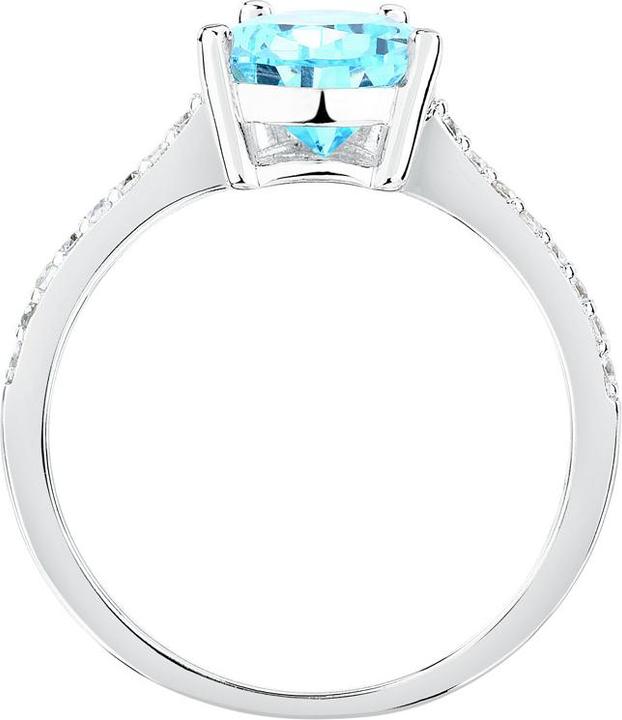 Image du produit Morellato Timeless silver ring with zircons Tesori SAIW2050 - Circuit : 58 mm (58, Argent 925)