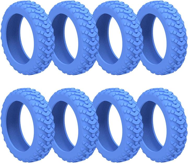 Produktbild Swissdetector Kofferreifenhülle - Leise - 8 Stück - Blau (Schutzhülle)