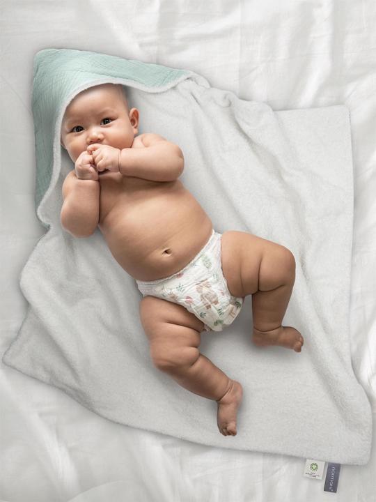 Produktbild Aspero 2x Baby Musselin Wickeltücher aus Bio-Baumwolle