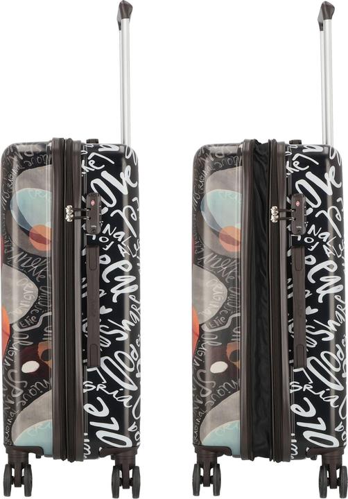 Image du produit Anekke Viaje 4 Rollen Kofferset 2-teilig mit Dehnfalte (91 l, L (90 - 115l))