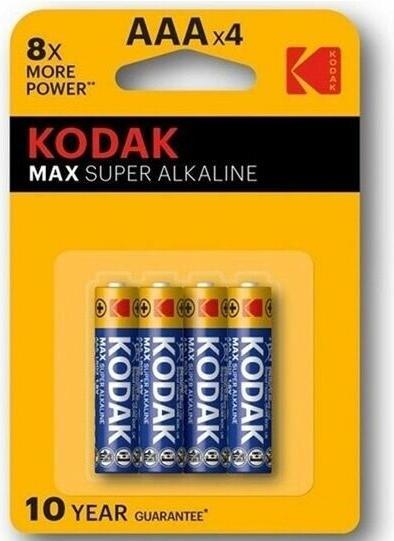 Produktbild Kodak Max Alkaline Batterie AA Lr6 Blister * 4 (4 Stk., AA, 2800 mAh)
