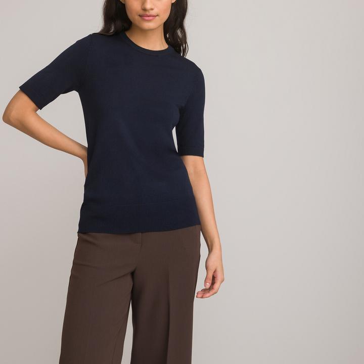 Produktbild La Redoute Collections Kurzärmeliger Pullover (S)