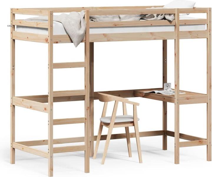 Image du produit VidaXL Lit superposé avec bureau (100 x 200 cm)