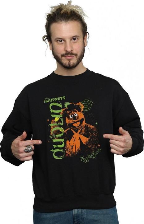 Actual product image Disney Mens The Muppets Fozzie Bear In Dublin Sweatshirt (M)