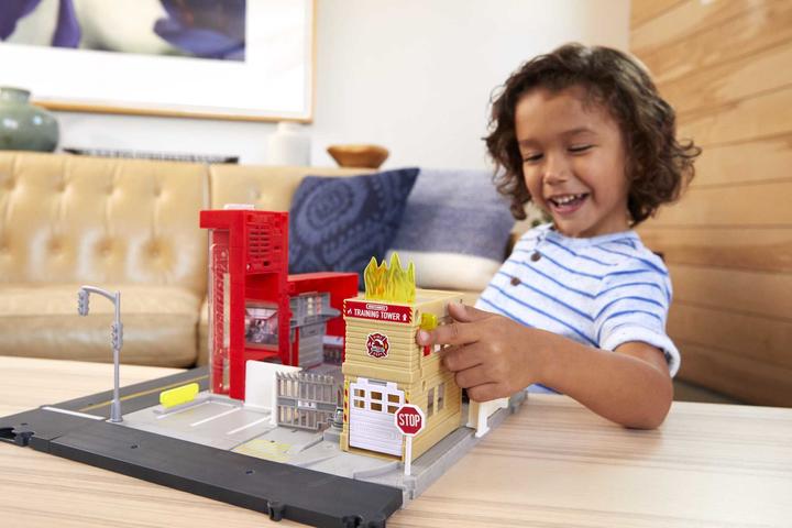 Actual product image Matchbox Fire station playset