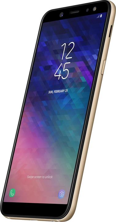 Image du produit Samsung Galaxy A6 (2018) UE (32 Go, Or, 5.60", Double SIM + SD, 16 Mpx, 4G)