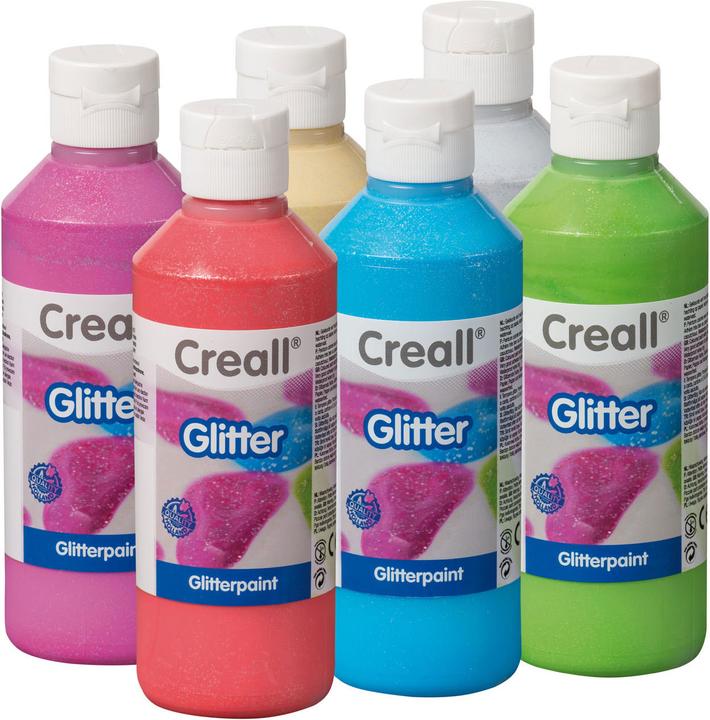 Actual product image Creall Glitterverf, 6x250ml (1500 ml)