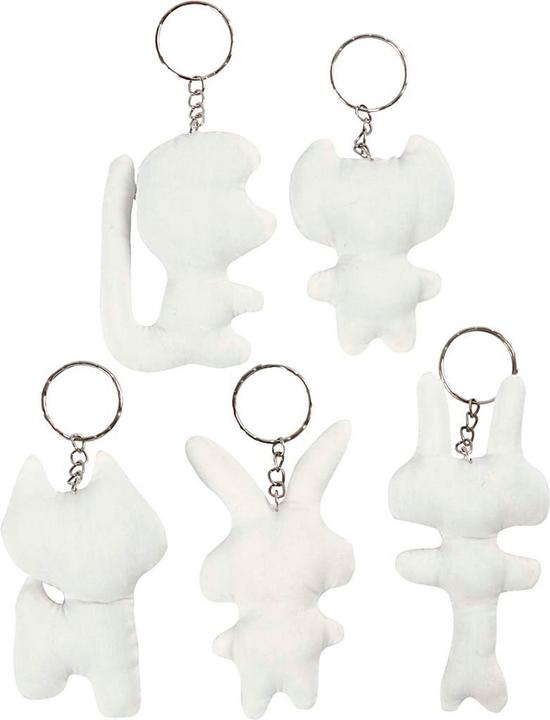 Immagine prodotto Creativ Company Stoffen Dieren Sleutelhanger, 5st.