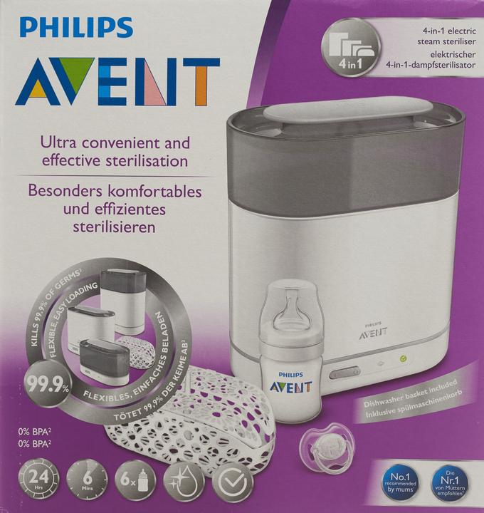 Image du produit Philips Avent Stérilisateur à vapeur 4 en 1