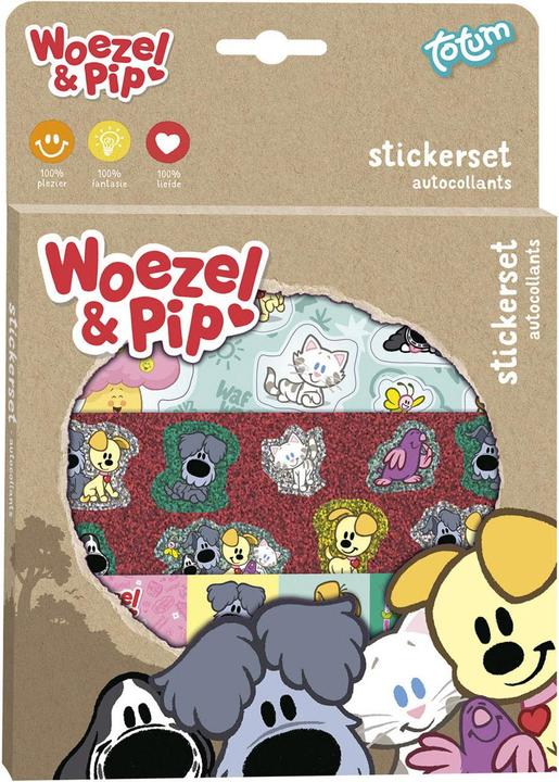 Image du produit Totum Set d'autocollants Woezel & Pip