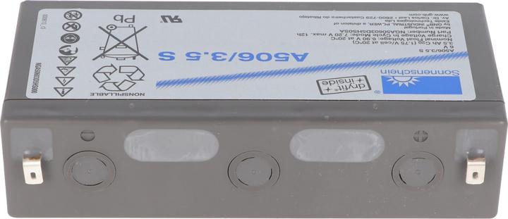 Actual product image Tadiran Sonnenschein Dryfit A506/3.5 S lead battery, connection 4.8mm (6 V, 3.50 Ah)