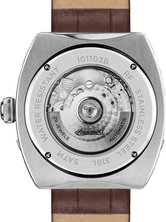 Produktbild Ingersoll 1892 Ingersoll I01103B The Michigan Automatik 45mm 5ATM (Skeleton-Uhr, Analoguhr, 45 mm)