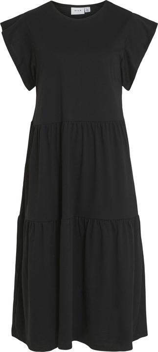 Vila Kurzärmeliges Midikleid (L)