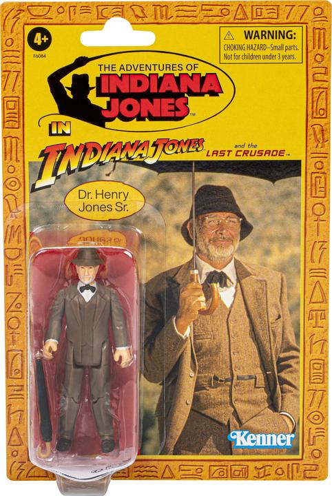 Image du produit Hasbro Indiana Jones Retro Collection figurine Dr. Henry Jones Sr (La Dernière Croisade) 10 cm