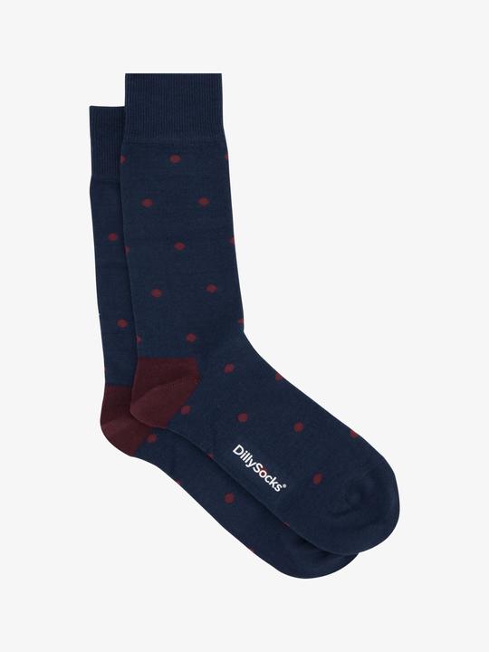 DillySocks Sparse Red Dots (Einzelpack, 36 - 40)