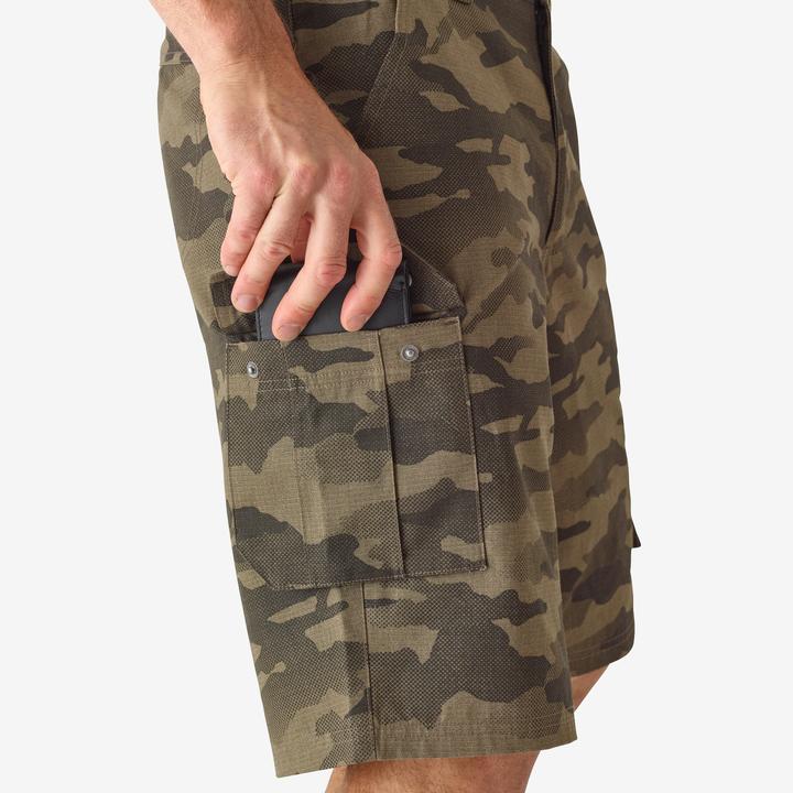 Immagine prodotto Solognac Pantaloncini da caccia/Bermuda 500 Cargo Camouflage Halftone marrone