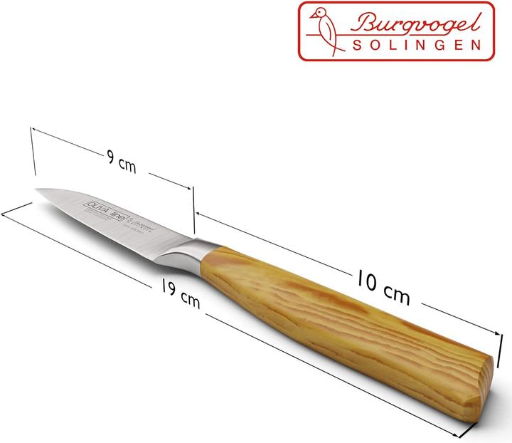 Image du produit Burgvogel Solingen Couteau à légumes 9cm, Oliva Line (9 cm)