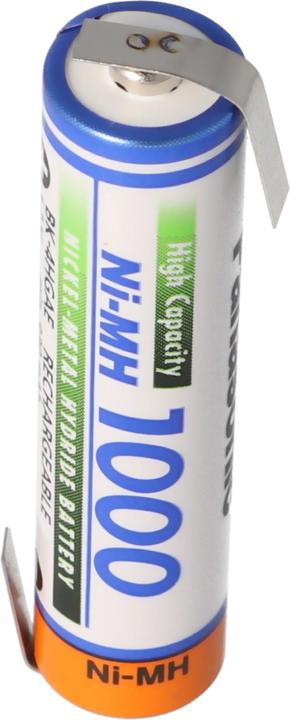Immagine prodotto Panasonic Batteria BK-4HGAE Micro AAA HR-4U NiMH con etichetta di saldatura a forma di Z (AAA, 1000 mAh)