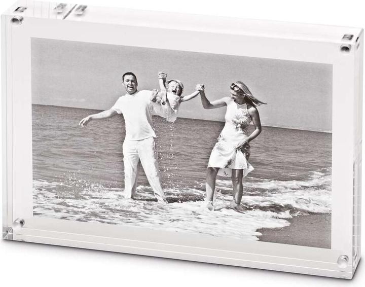 Image du produit Maul Cadre photo (L)211 x (P)149 x (H)30 mm, en acrylique transparent, utilisable en format portrait ou