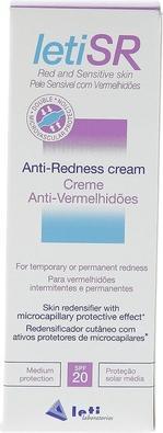 Energie-Label Leti LETISR Anti-Rötungen Creme für sensible Haut, 40 ml Creme (40 ml, Tagescreme, SPF 20)