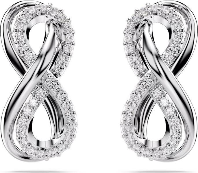 Produktbild Swarovski Hyperbola Ohrstecker Unendlichkeit Weiss (Metall)