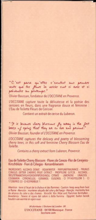 Produktbild L'Occitane Fleur de Cerisier (Eau de Toilette, 75 ml)