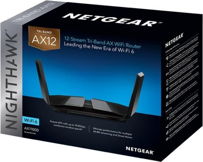 Actual product image Netgear RAX200 Nighthawk