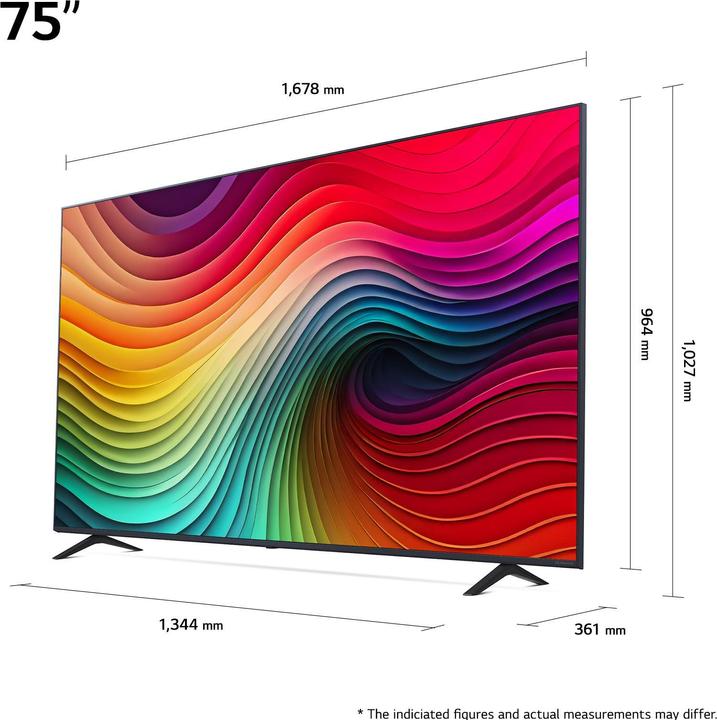 Produktbild LG 75NANO81T6A (75", NANO81, LCD, 4K, 2024)