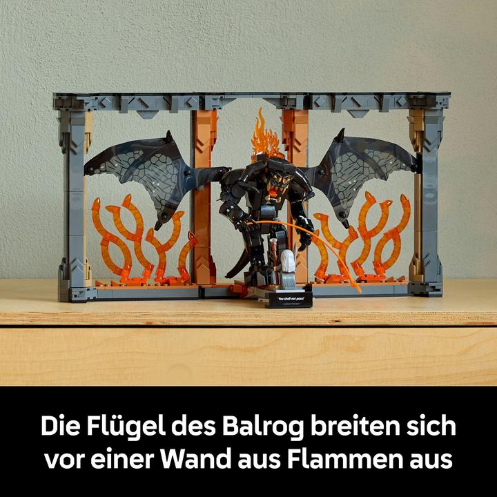Actual product image LEGO The Lord of the Rings: Balrog™ bookend (10367, LEGO Icons)