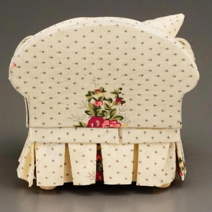 Produktbild Reutter 001.743/4 - Polstersessel mit Rosendekor, Miniatur