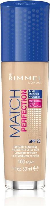 Produktbild Rimmel London Match Perfection SPF20 (100 Ivory)