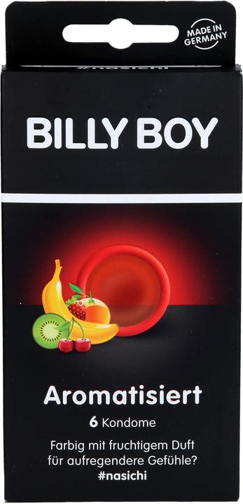 Billyboy Billy Boy «Aromatisiert» 6 fruchtige Kondome für leckeren Oralverkehr (6 Stk.)