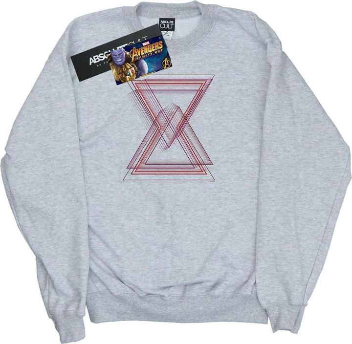 Image du produit - Sweat AVENGERS INFINITY WAR BLACK WIDOW LINES - Fille (140, 146)