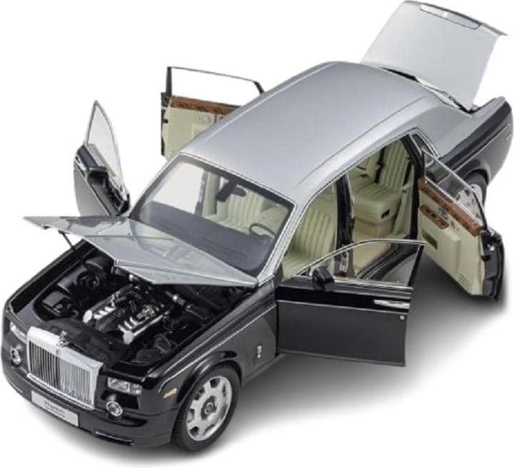 Immagine prodotto Kyosho Rolls-Royce Phamtom EWB Schwarz / Silber, 1:18