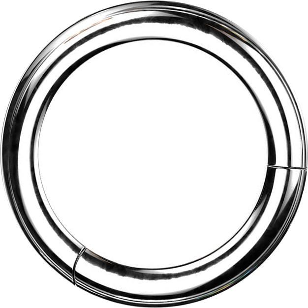 Produktbild Star Piercing Segmentring klappbar silber (ohne Messing, Titan G23)