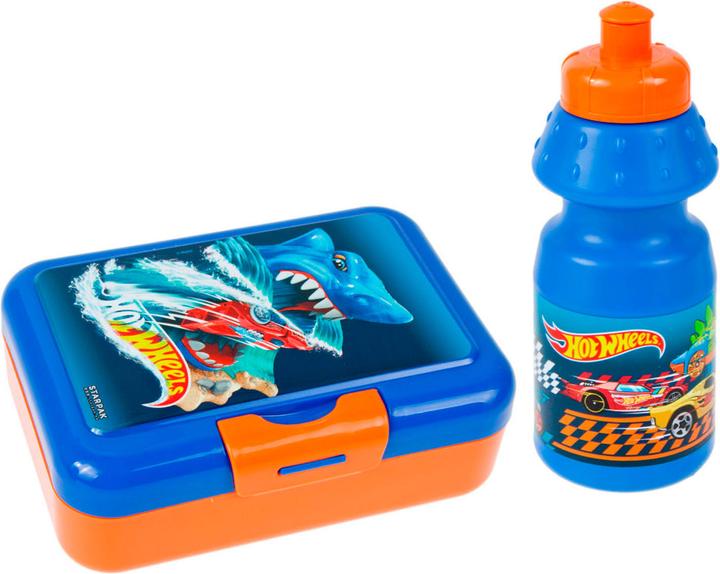 Hot Wheels Water bottle + breakfast box bag