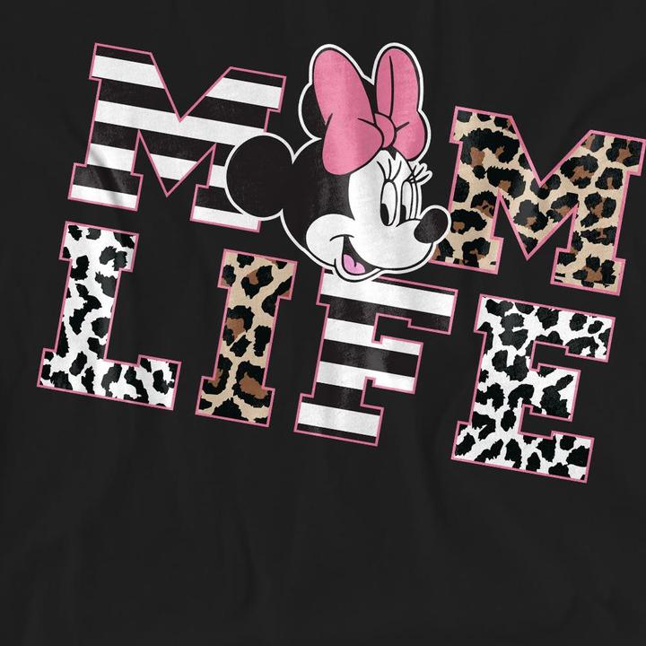 Actual product image Minnie Mouse Unisex Adult Mom Life T-Shirt (S)