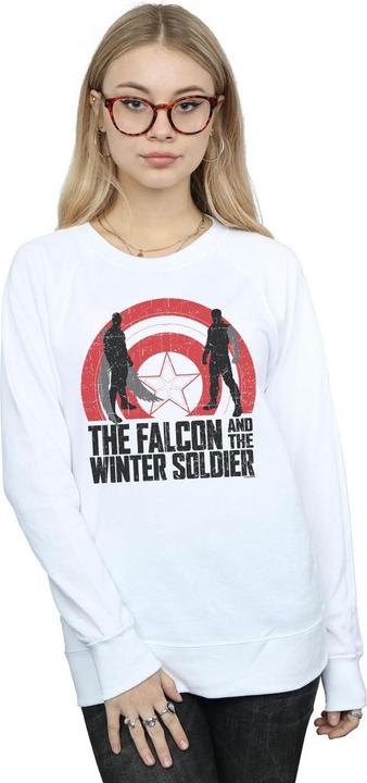 Immagine prodotto The Falcon And The Winter Soldier Shield Silhouettes Felpa Donna (M)
