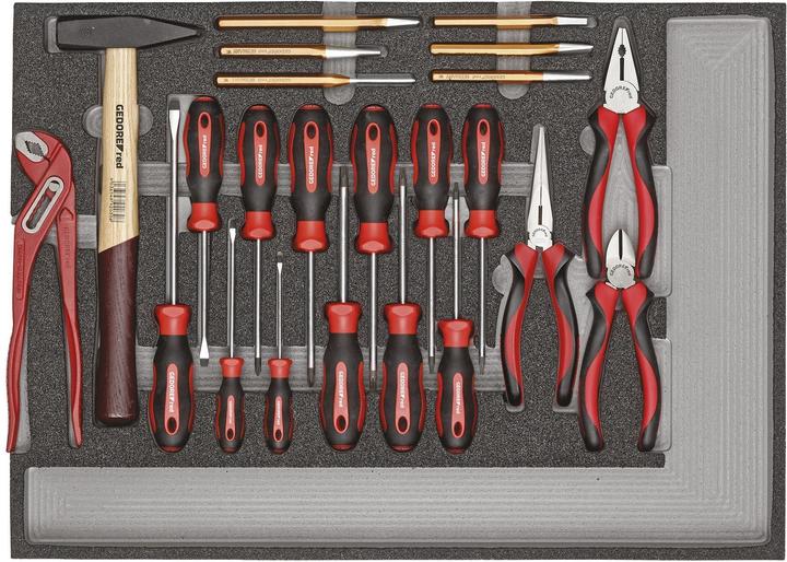 Produktbild Gedore Red red R22350005 Werkzeugsatz BASIS-Werkzeug 1/1 CT-Modul 23-teilig