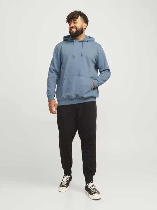 Actual product image Jack & Jones Plus Size Unicoloured Hooded Sweatshirt Hooded Sweatshirt (6XL)
