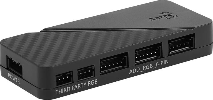 Actual product image AeroCool Mirage 12 ARGB Pro Computer Case Cooling Kit 12 cm Black (120 mm, 3 x)