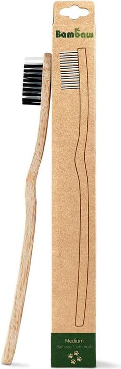 Actual product image Bam Baw Bamboo Toothbrush Medium (Medium, 1 x)