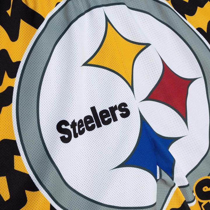 Produktbild Mitchell & Ness M&N Pittsburgh Steelers JUMBOTRON Basketball Shorts - XL (XL)