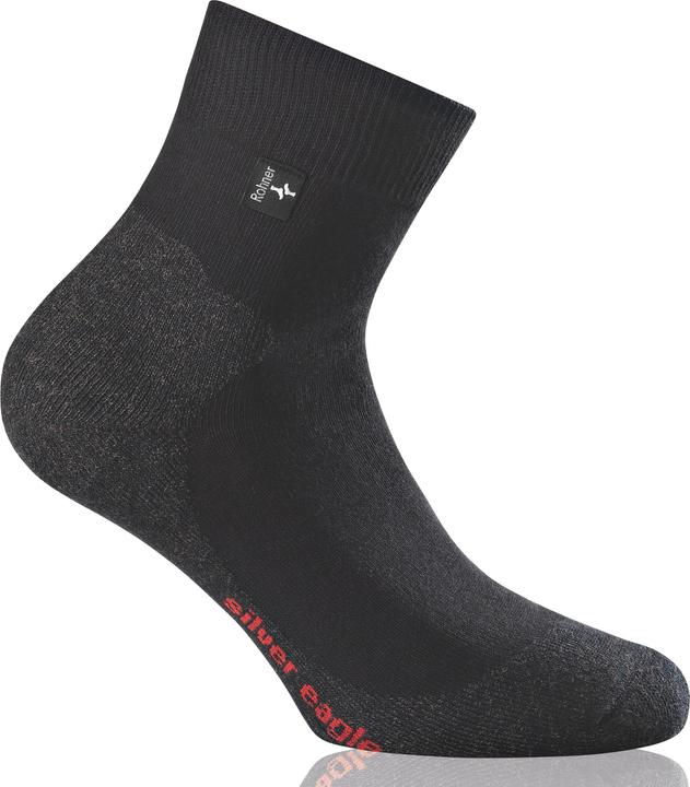 Actual product image Rohner Silver Eagle sports socks, colour 909 black, size 39-41 (39 - 41)