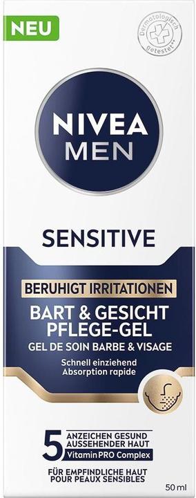 Immagine prodotto NIVEA Gel per la cura della barba e del viso sensibile (50 ml)