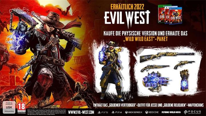 Produktbild Focus Home Interactive Evil West (PS5 Upgrade available) (PS4, DE)